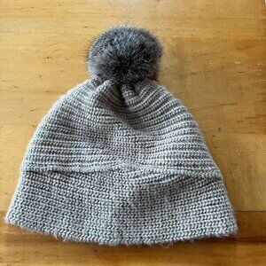 Wool Echo Toque with Faux Pom-Pom